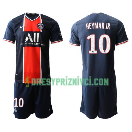 Fotbalový Komplet Paris Saint-Germain Neymar JR 10 Dětské Domácí 2020-2021 Krátký Rukáv (+ trenýrky)